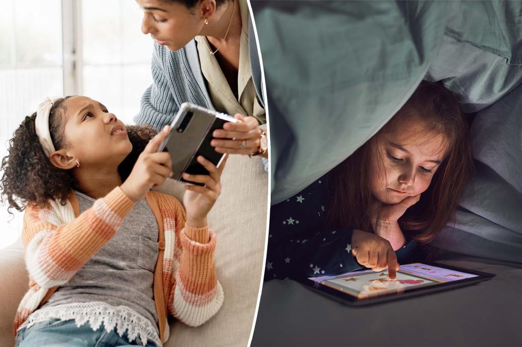 How long do parents spend fighting with their children during screen time?
