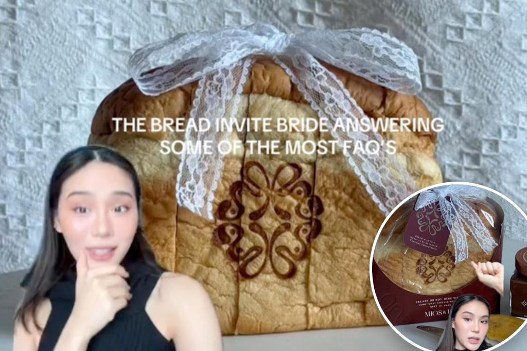 The couple replaces paper wedding invitations with edible alternatives