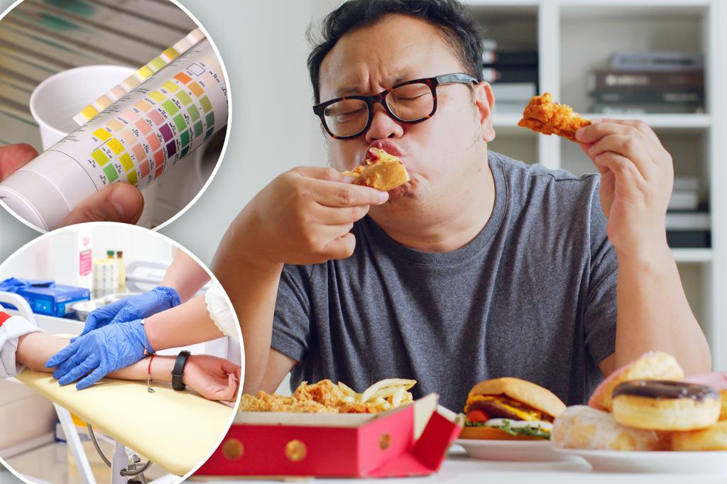 Scientists can detect the consumption of dump food in blood and urine tests