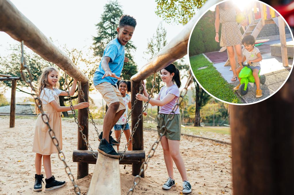 Mom Spark debate over refusing to play in the playground