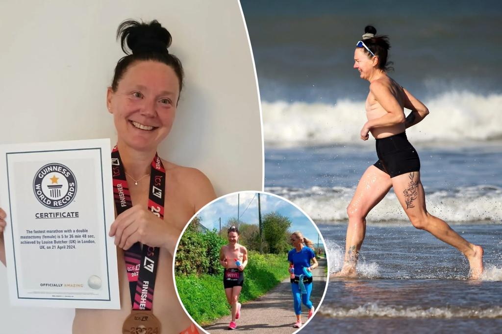 I was the first woman to run the marathon in London topless - now I'm doing it again