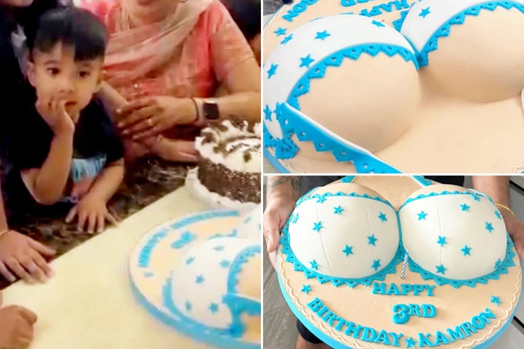 I gave my son a boob cake for his birthday to help him stop breastfeeding