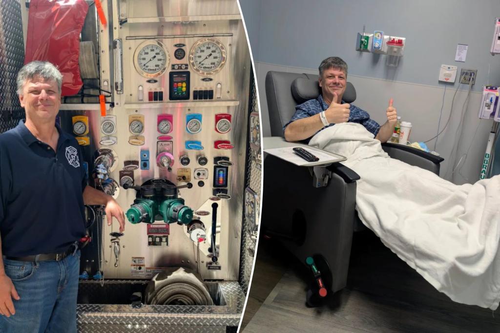 Firefighter fighting in phase 4 cancer had symptom 'very benign'