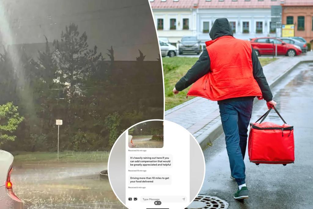 DODordash driver ignits tinping debate at cheeky request