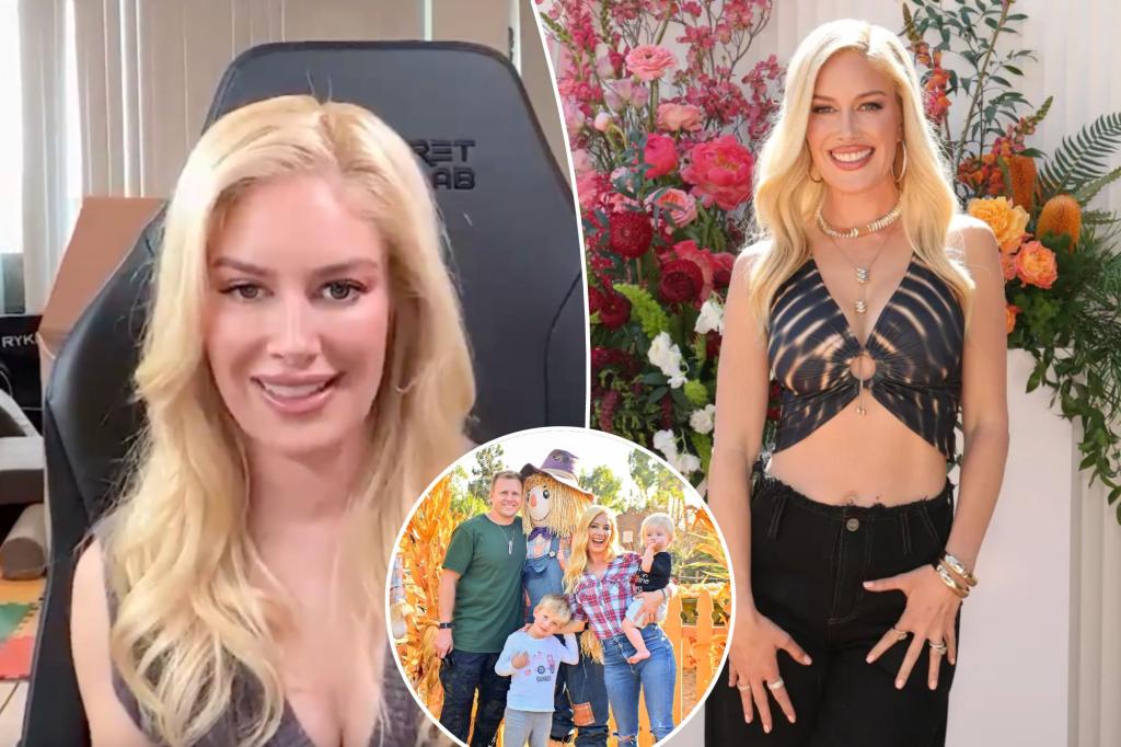 How Heidi Montag Stands in Form - including her face training