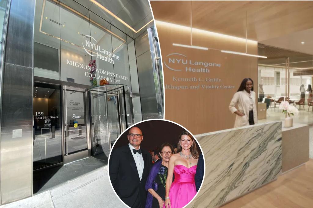 NYU Langone Health Launch of Women's Health 60 million
