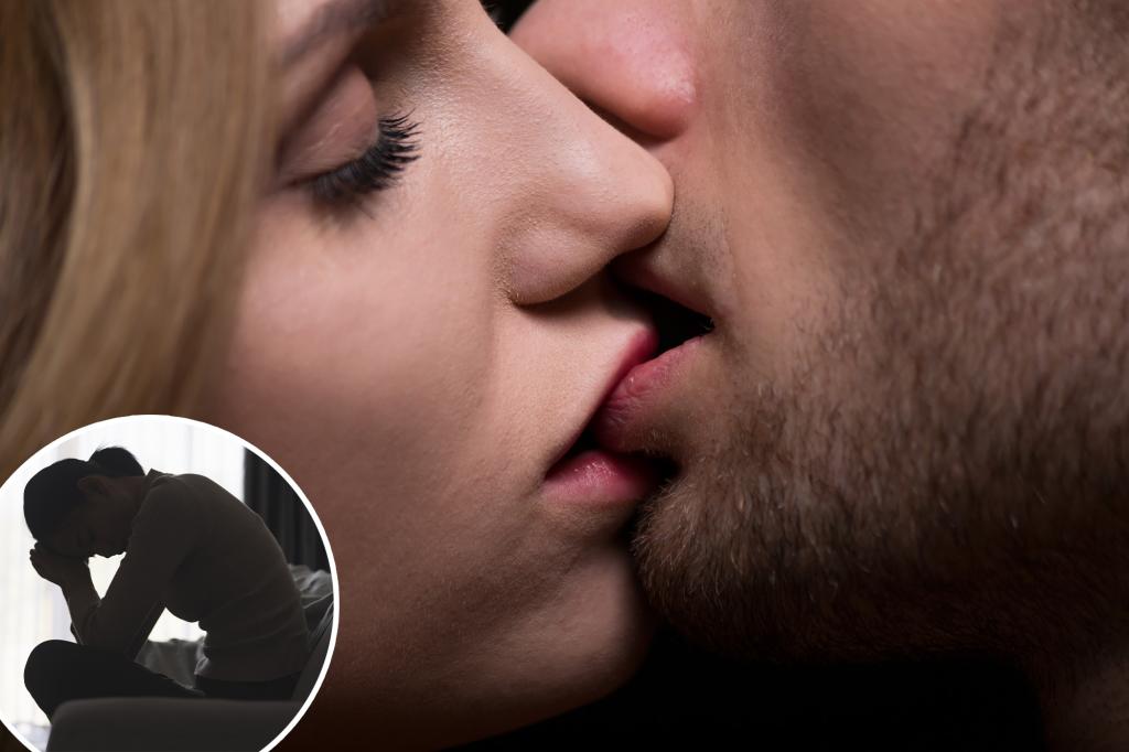 As kissing can actually spread depression and anxiety: study