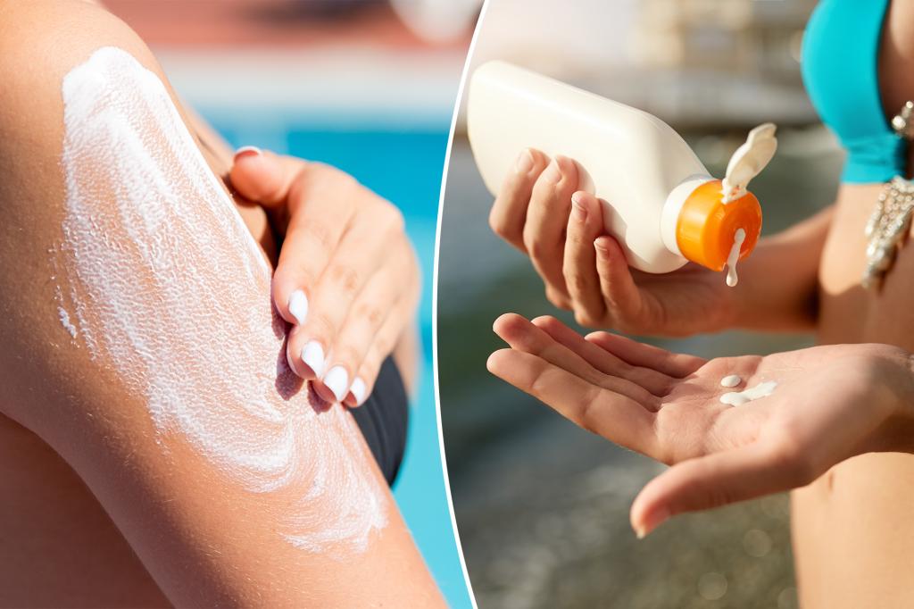 How much sun cream should you use? Most Americans do not apply almost enough
