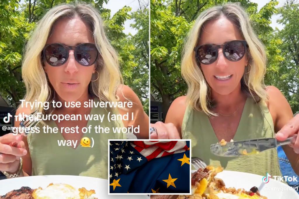 Americans clashed for fork and knife habits